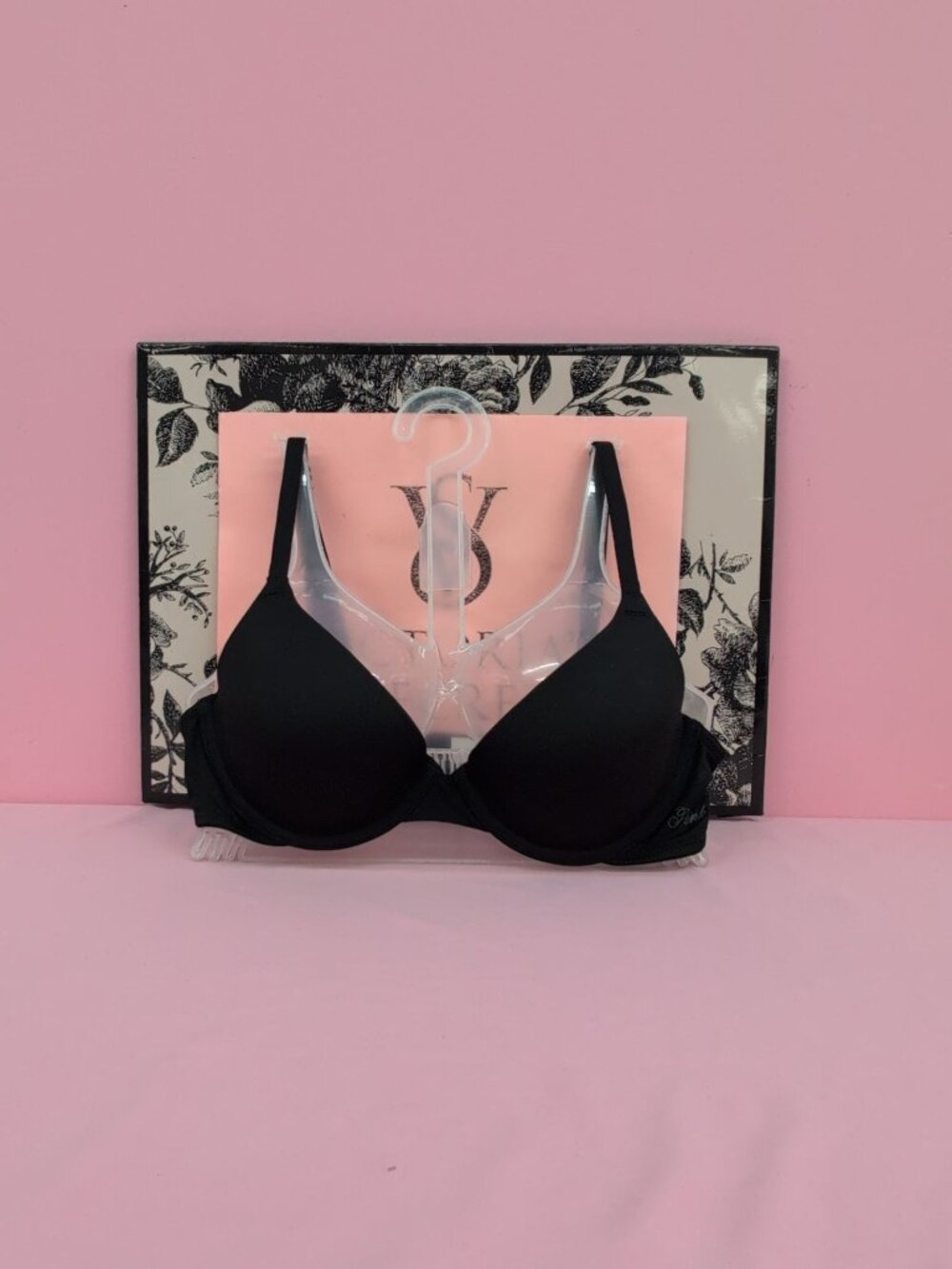 Victoria Secret Wear Everywhere Lightly Lined Full Coverage TShirt Bra 34A Black